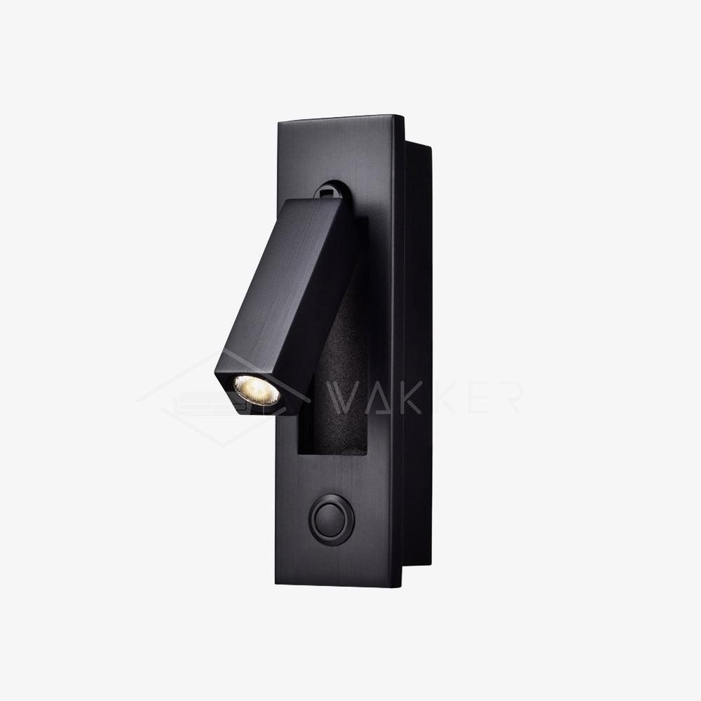 Minimalist Metal Recessed Sconce – Folding Bedside