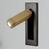 Minimalist Metal Recessed Sconce – Folding Bedside