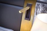 Minimalist Metal Recessed Sconce – Folding Bedside