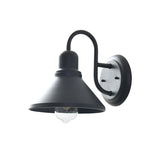 Farmhouse Black Cage Wall Light – Outdoor Sconce for Porch