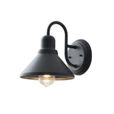 Farmhouse Black Cage Wall Light – Outdoor Sconce for Porch