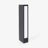 Modern Black Path Light – Slim Bollard Light for Walkway