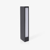 Modern Black Path Light – Slim Bollard Light for Walkway