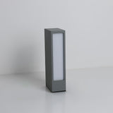 Modern Black Path Light – Slim Bollard Light for Walkway