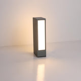 Modern Black Path Light – Slim Bollard Light for Walkway