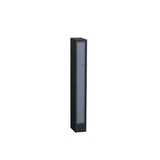 Modern Black Path Light – Slim Bollard Light for Walkway