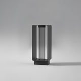 Modern Black Frame Path Light – Post Light for Walkway