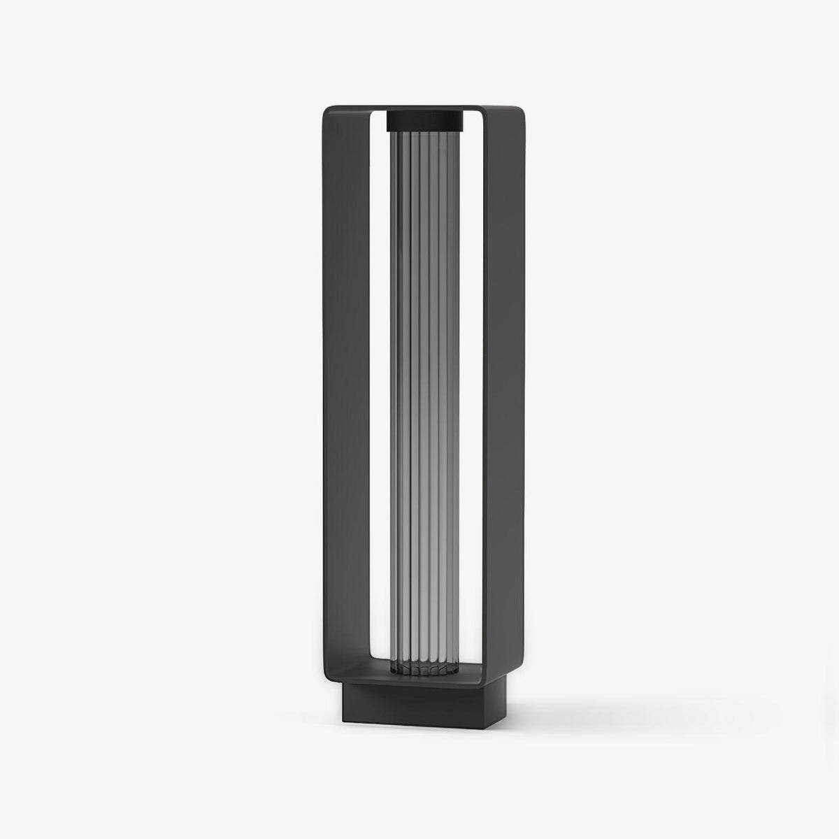 Modern Black Frame Path Light – Post Light for Walkway
