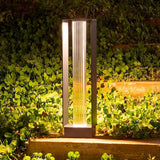 Modern Black Frame Path Light – Post Light for Walkway