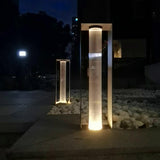 Modern Black Frame Path Light – Post Light for Walkway