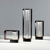 Modern Black Frame Path Light – Post Light for Walkway