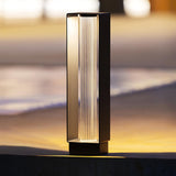 Modern Black Frame Path Light – Post Light for Walkway
