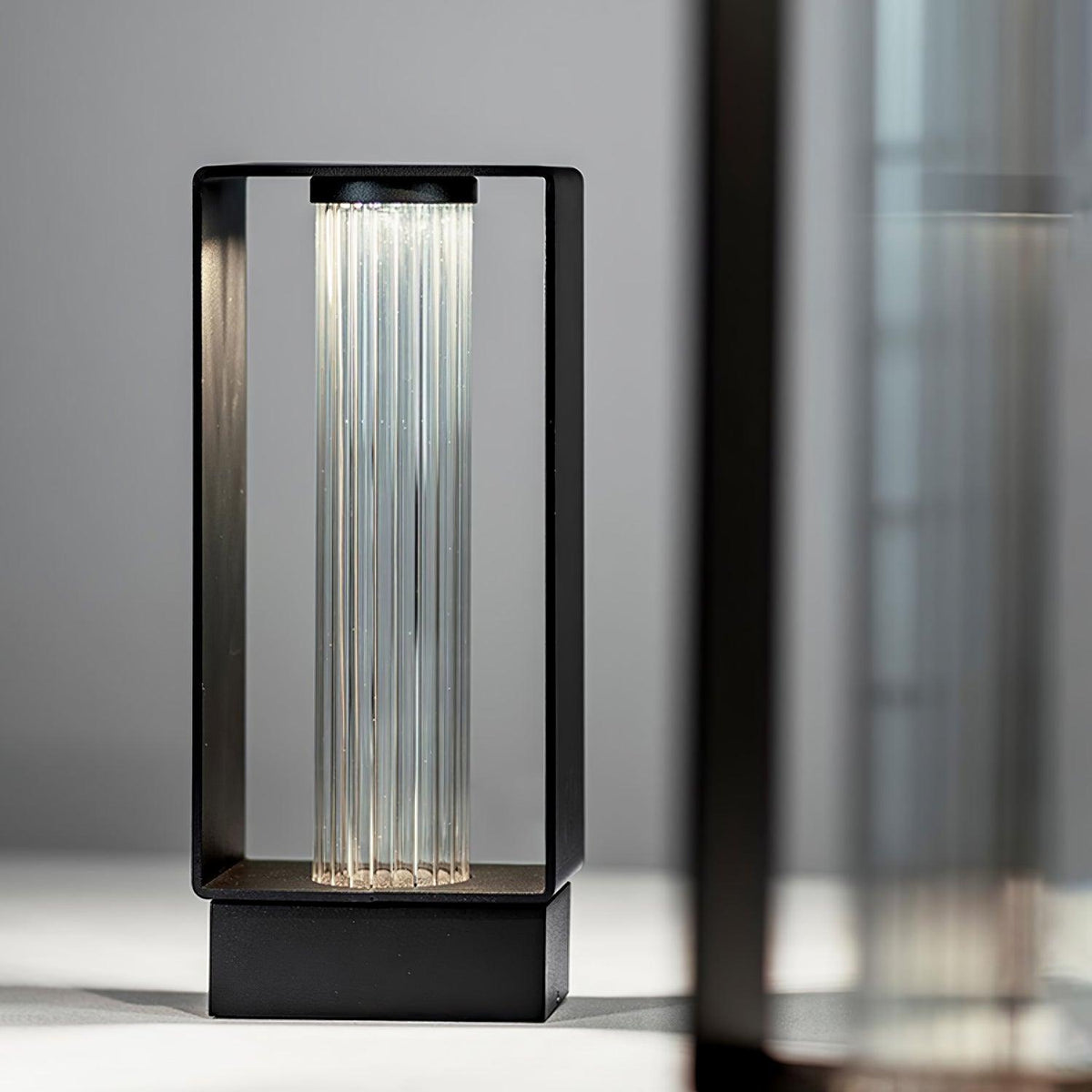 Modern Black Frame Path Light – Post Light for Walkway