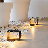 Modern Black Frame Path Light – Post Light for Walkway