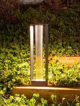 Modern Black Frame Path Light – Post Light for Walkway