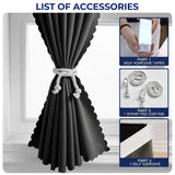 Fenoss® Portable Self Adhesive Blackout Curtains