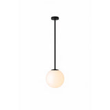 Modern Glass Chandelier – Six-Head Curved Arm
