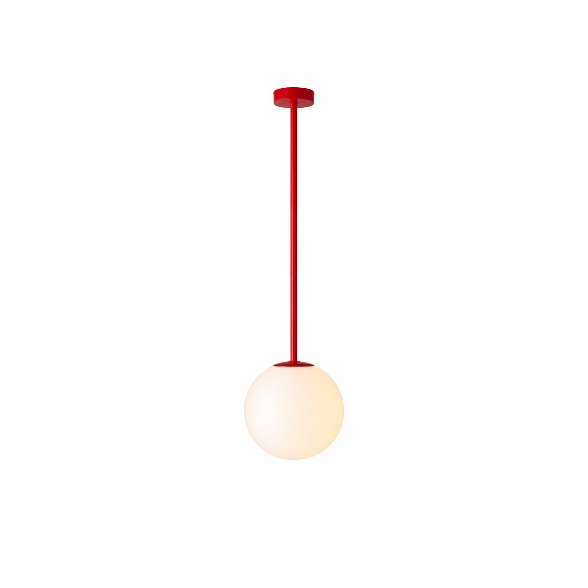 Modern Glass Chandelier – Six-Head Curved Arm