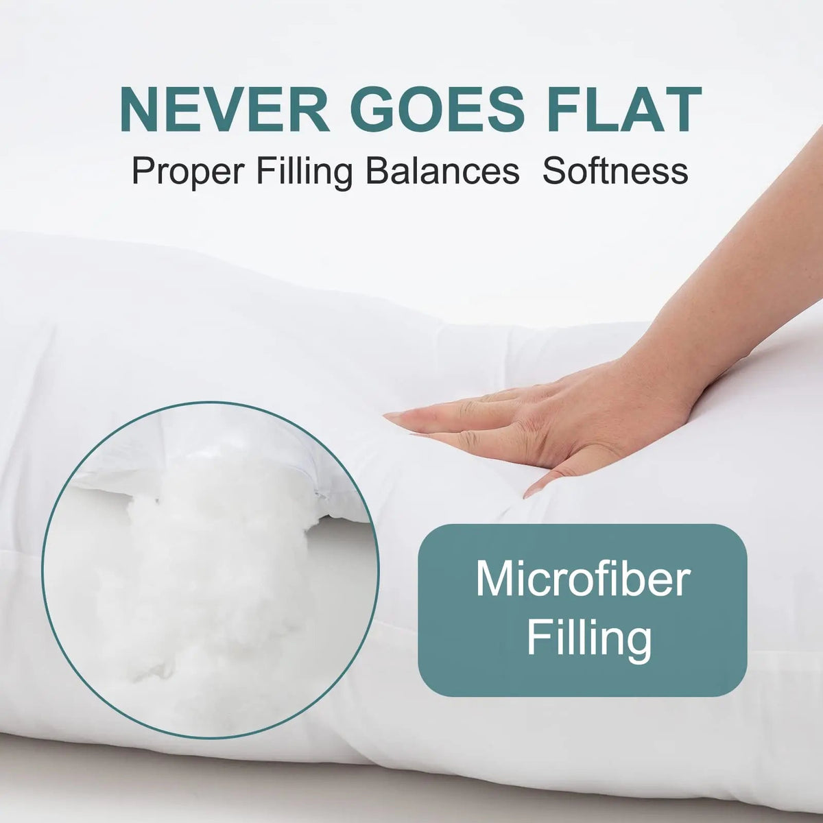 Fenoss® Large Breathable Body Pillow