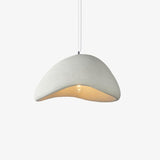 Minimalist White Dome Pendant Light – Moon Shade
