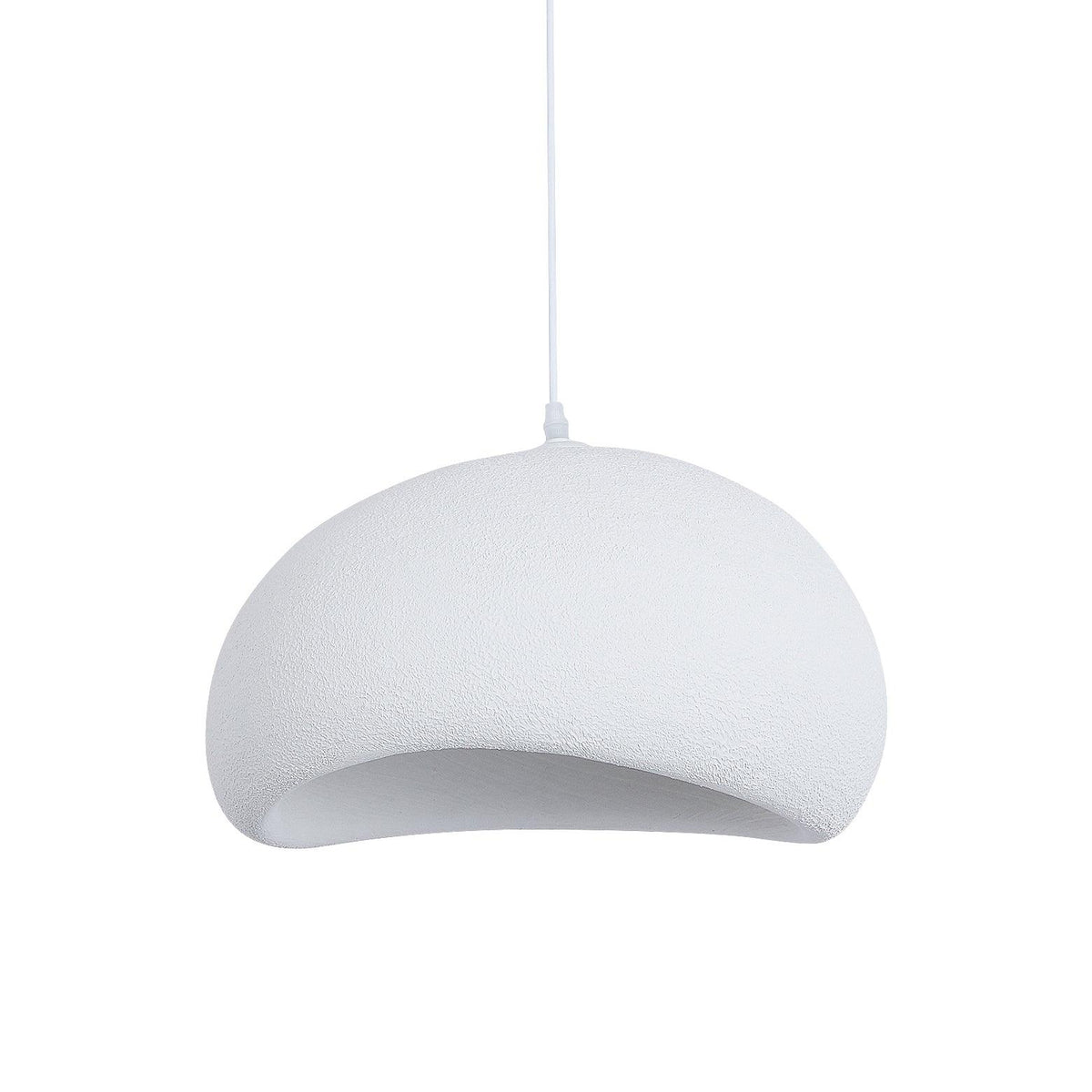 Organic White Cloud Pendant Light – Sphere Shade