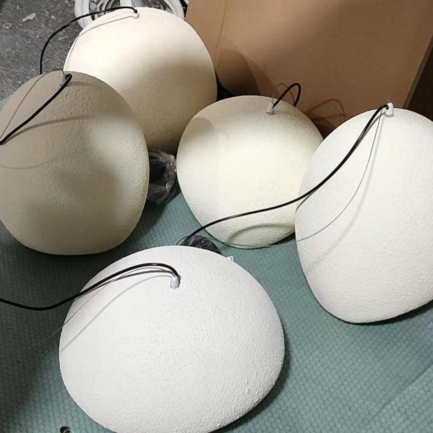 Organic White Cloud Pendant Light – Sphere Shade