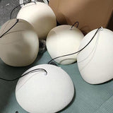 Organic White Cloud Pendant Light – Sphere Shade