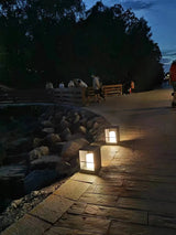 Modern Black Lantern Garden Light – Path Light for Yard