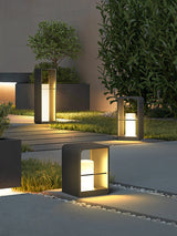 Modern Black Lantern Garden Light – Path Light for Yard