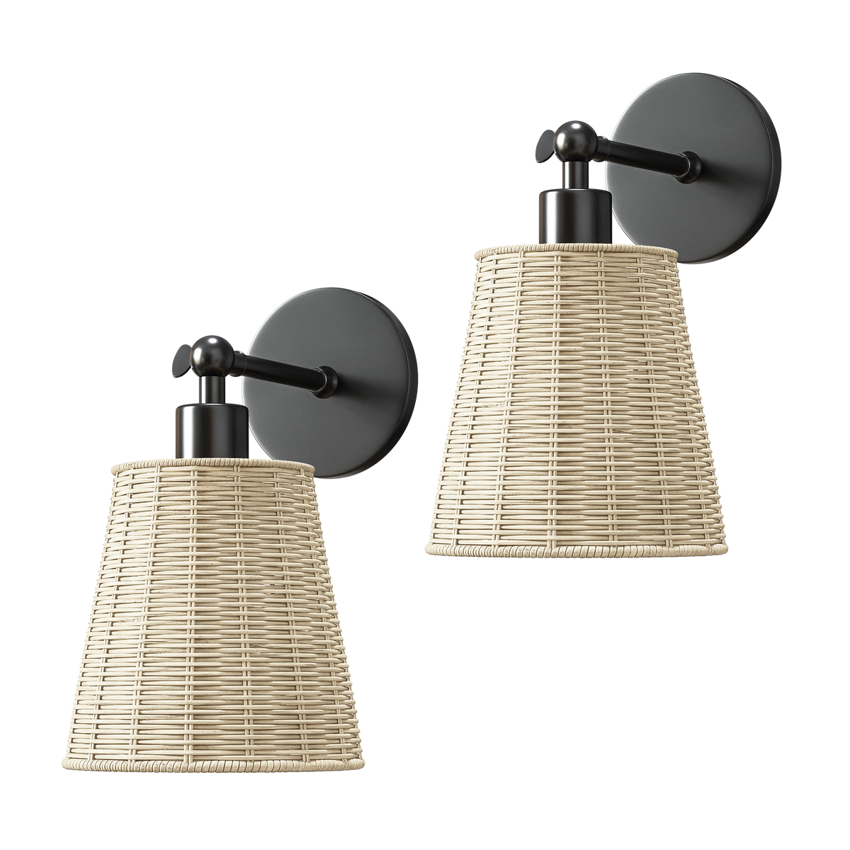 Wireless Adhesive Wall Sconce – Compact Lamp for Hallway (2 pack)