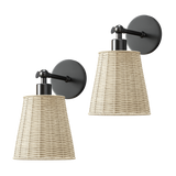 Wireless Adhesive Wall Sconce – Compact Lamp for Hallway (2 pack)