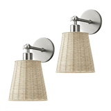 Wireless Adhesive Wall Sconce – Compact Lamp for Hallway (2 pack)