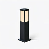 Modern Black Bollard Light – Column Path Light for Yard