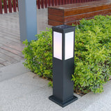 Modern Black Bollard Light – Column Path Light for Yard