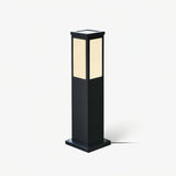 Modern Black Bollard Light – Column Path Light for Yard