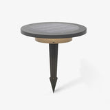 Black Solar Disc Light – Lawn Spike Light for Garden