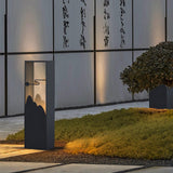 Modern Black Geometric Solar Light – Garden Light for Yard