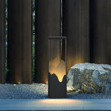 Modern Black Geometric Solar Light – Garden Light for Yard