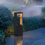 Modern Black Geometric Solar Light – Garden Light for Yard