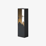 Modern Black Geometric Solar Light – Garden Light for Yard