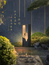 Modern Black Geometric Solar Light – Garden Light for Yard