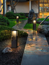 Modern Black Geometric Solar Light – Garden Light for Yard