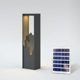 Modern Black Geometric Solar Light – Garden Light for Yard