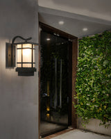 Classic Black Lantern Wall Light – Porch Light for Patio
