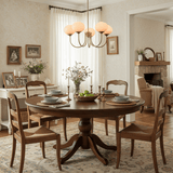 Mid-Century Copper Glass Chandelier – 3 or 5 Globe