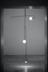 Modern Gold Metal Arc Chandelier – Globe Pendants
