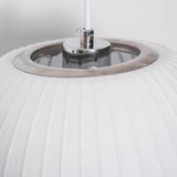 Mid-Century Walnut Bubble Sconce – Swivel Plug-In