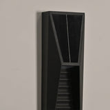 Modern Black Solar Wall Light – Slim Sconce for Fence