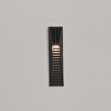 Modern Black Solar Wall Light – Slim Sconce for Fence