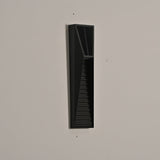 Modern Black Solar Wall Light – Slim Sconce for Fence